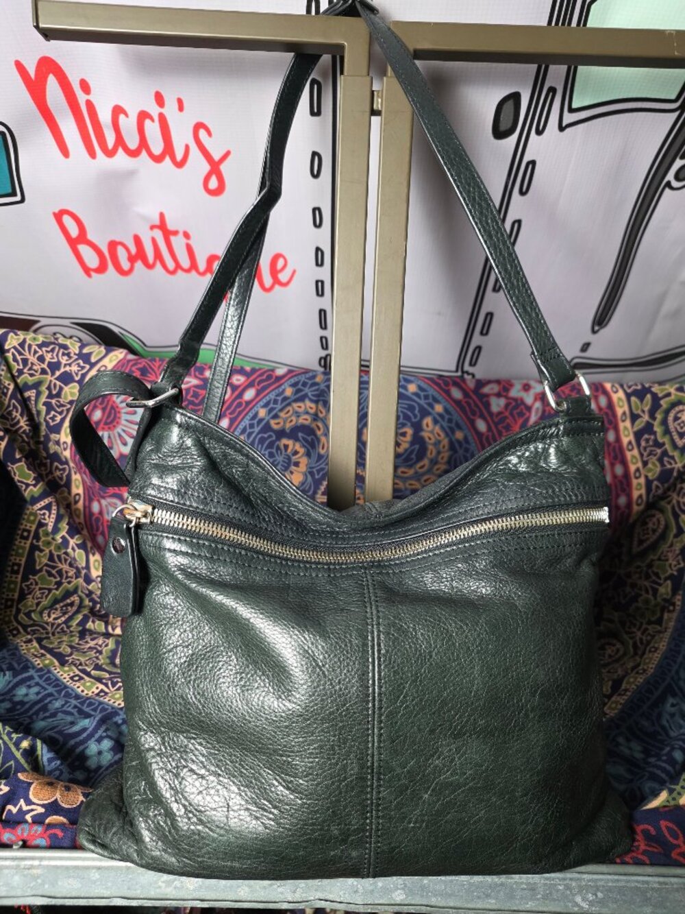 Margot Black Genuine Leather Crossbody/Shoulderbag